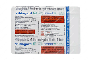 Vildagard M 50/1000 MG Tablet 15