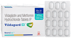 Vildagard M 50mg/1000mg Tablet 15