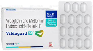 Vildagard M 50mg/1000mg Tablet 15