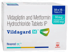 Vildagard M 50mg/1000mg Tablet 15