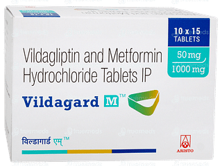 Vildagard M 50mg/1000mg Tablet 15