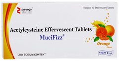 Mucifizz Orange Flavour Sugar Free Effervescent Tablet 10 Mucifizz Orange Flavour Sugar Free Effervescent Tablet 10