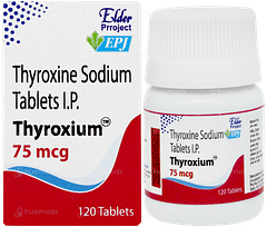 Thyroxium 75mcg Tablet 120