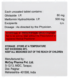 Mclazide Plus M Tablet 15 Mclazide Plus M Tablet 15