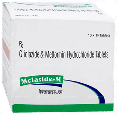 Mclazide Plus M Tablet 15 Mclazide Plus M Tablet 15