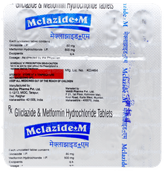 Mclazide Plus M Tablet 15 Mclazide Plus M Tablet 15