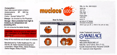 Muciace 600 Orange Flavour Sugar Free Effervescent Tablet 10