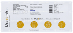 Mucoend 600 Orange Flavour Sugar Free Effervescent Tablet 10