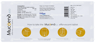 Mucoend 600 Orange Flavour Sugar Free Effervescent Tablet 10