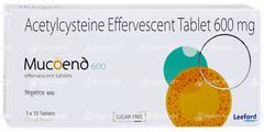 Mucoend 600 Orange Flavour Sugar Free Effervescent Tablet 10