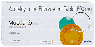 Mucoend 600 Orange Flavour Sugar Free Effervescent Tablet 10