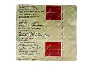 Valdiff M 1000 MG Tablet 15