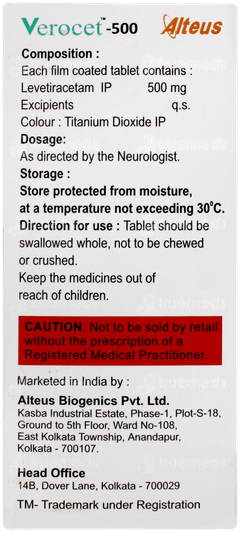 Verocet 500 Tablet 15