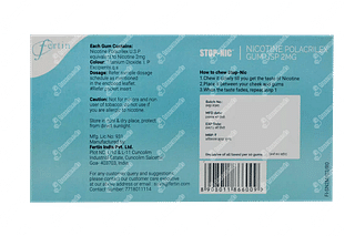 Stop Nic 2mg Cool Mint Sugar Free Nicotine Gum 10