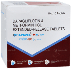 Dapavel M 10/500 Tablet 10 Dapavel M 10/500 Tablet 10