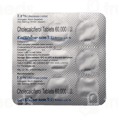 Calshine 60k Orange Flavour Chewable Tablet 7