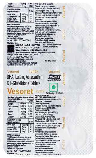 Vesoret Tablet 10