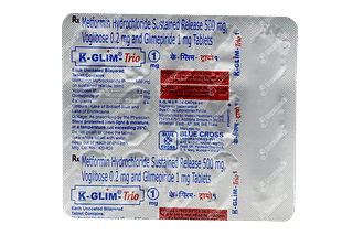 K Glim Trio 0.2/500/1 MG Tablet Sr 15