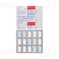 K Glim Trio 1mg Tablet 15 K Glim Trio 1mg Tablet 15