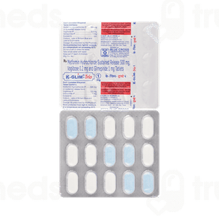 K Glim Trio 1mg Tablet 15