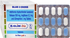 K Glim Trio 1Mg Tablet 15