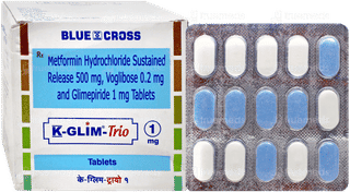 K Glim Trio 1Mg Tablet 15