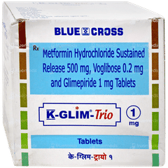 K Glim Trio 1Mg Tablet 15 K Glim Trio 1Mg Tablet 15