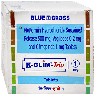 K Glim Trio 1Mg Tablet 15