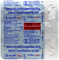 K Glim Trio 1Mg Tablet 15 K Glim Trio 1Mg Tablet 15