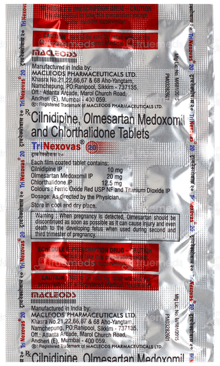 Trinexovas 20 Tablet 15