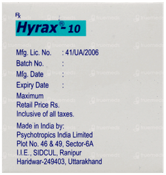 Hyrax 10 Tablet 10 Hyrax 10 Tablet 10