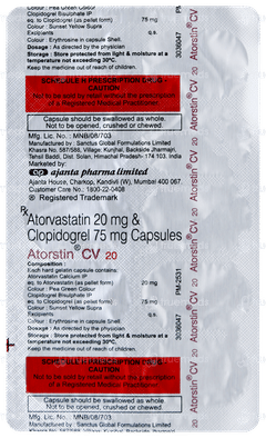 Atorstin Cv 20 Capsule 10 Atorstin Cv 20 Capsule 10