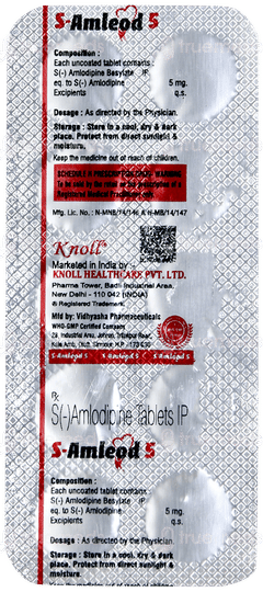 S Amleod 5 Tablet 10 S Amleod 5 Tablet 10