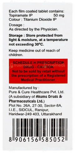 Topaheal 50 Tablet 10 Topaheal 50 Tablet 10