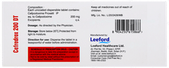 Cefredrox 200 Dt Tablet 10 Cefredrox 200 Dt Tablet 10