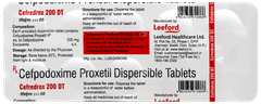 Cefredrox 200 Dt Tablet 10 Cefredrox 200 Dt Tablet 10