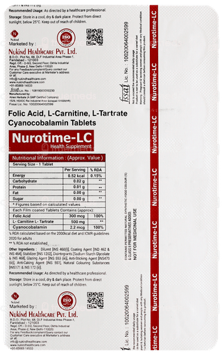 Nurotime Lc Tablet 10