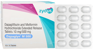 Dapaglyn M 500 Tablet 15