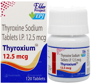 Thyroxium 12.5mcg Tablet 120