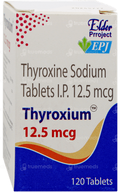 Thyroxium 12.5mcg Tablet 120 Thyroxium 12.5mcg Tablet 120