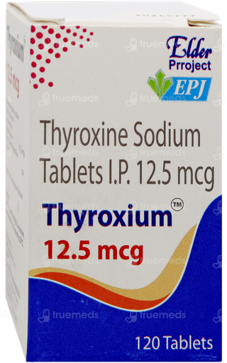Thyroxium 12.5mcg Tablet 120