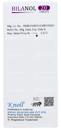 Bilanol 20 Tablet 10 Bilanol 20 Tablet 10