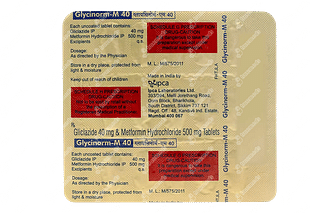 Glycinorm M 40/500 MG Tablet 15