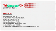 Triolmesar Ch 20 Tablet 15 Triolmesar Ch 20 Tablet 15