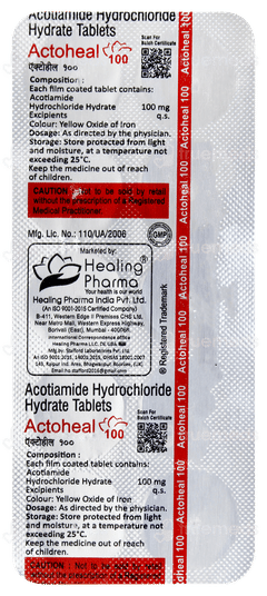 Actoheal 100 Tablet 10