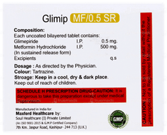 Glimip Mf/0.5 Sr Tablet 10 Glimip Mf/0.5 Sr Tablet 10