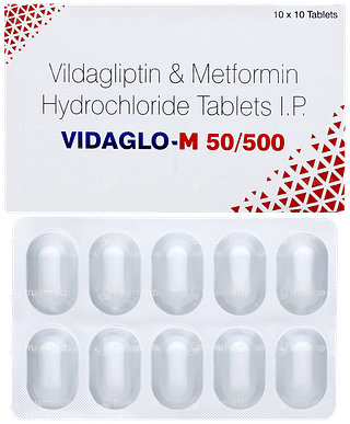 Vidaglo M 50/500 Tablet 10