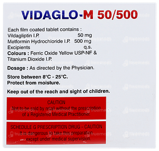 Vidaglo M 50/500 Tablet 10