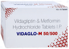 Vidaglo M 50/500 Tablet 10