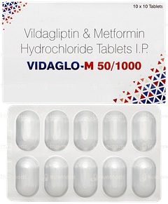 Vidaglo M 50/1000 Tablet 10